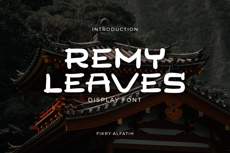 Remy Leaves Schriftart