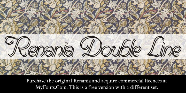 Renania Schriftart