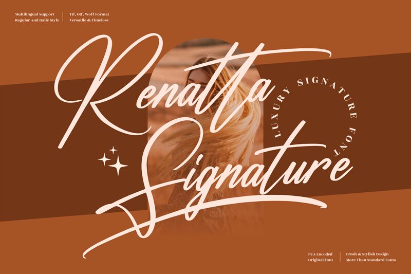 Renatta Signature Czcionka