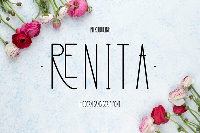 RENITA Schriftart