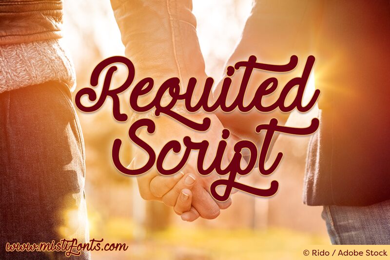 Requited Script Czcionka