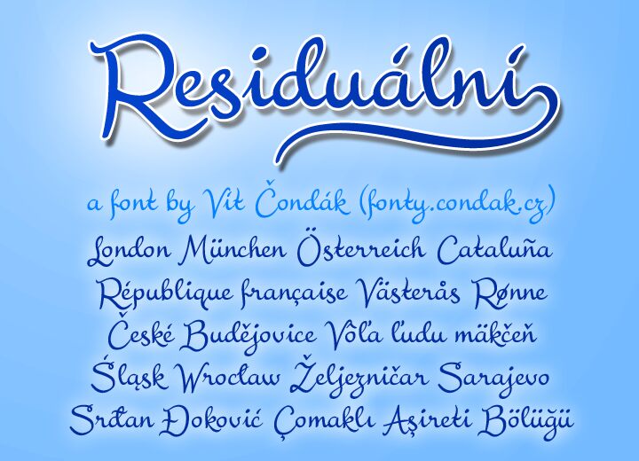 Residuální Czcionka