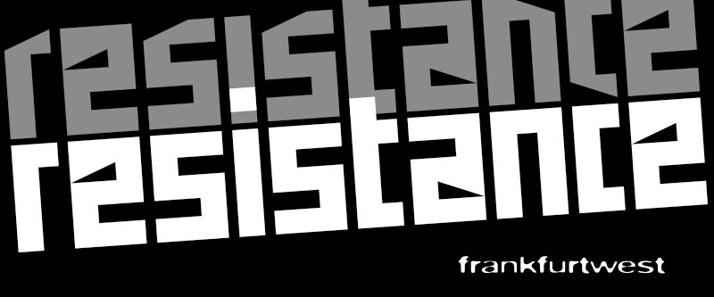 resistance Schriftart