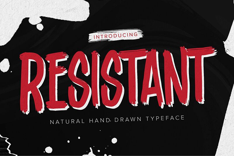 Resistant Schriftart