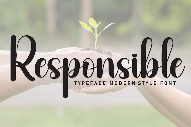 Responsible الخط