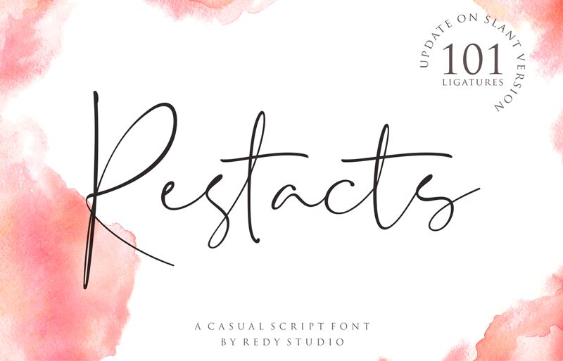 Restacts Schriftart