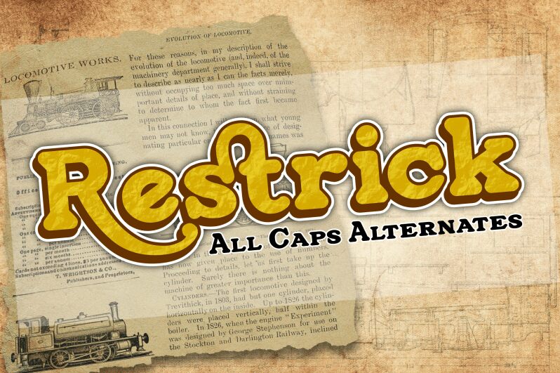 Restrick Schriftart