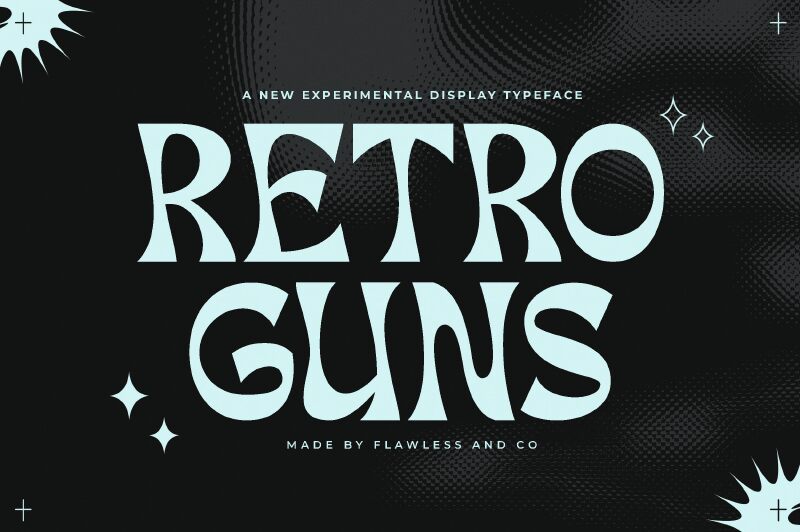 RETRO GUNS Schriftart