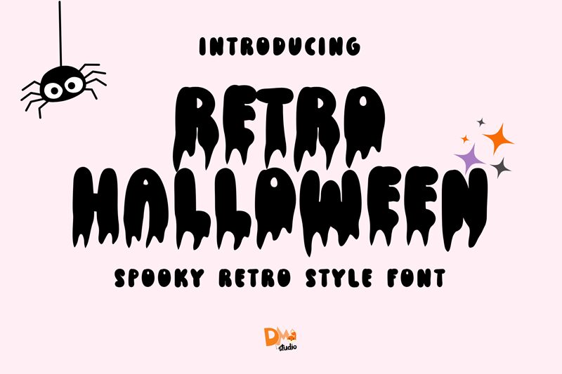Retro Halloween フォント