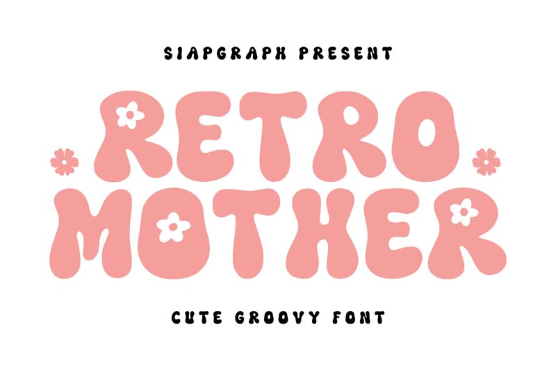 Retro Mother Regular — Apresentação da fonte