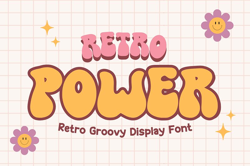 RETRO POWER Schriftart
