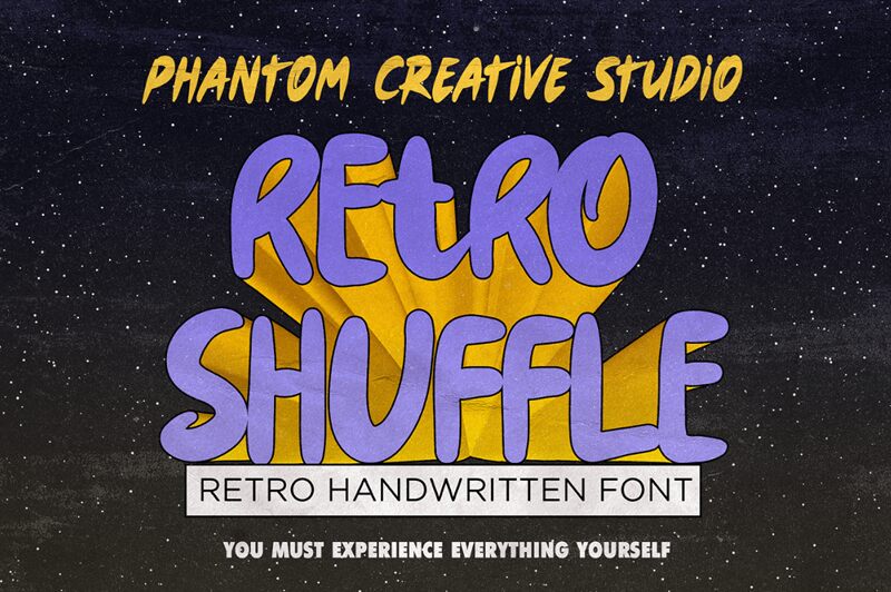 Retro Shuffle Schriftart