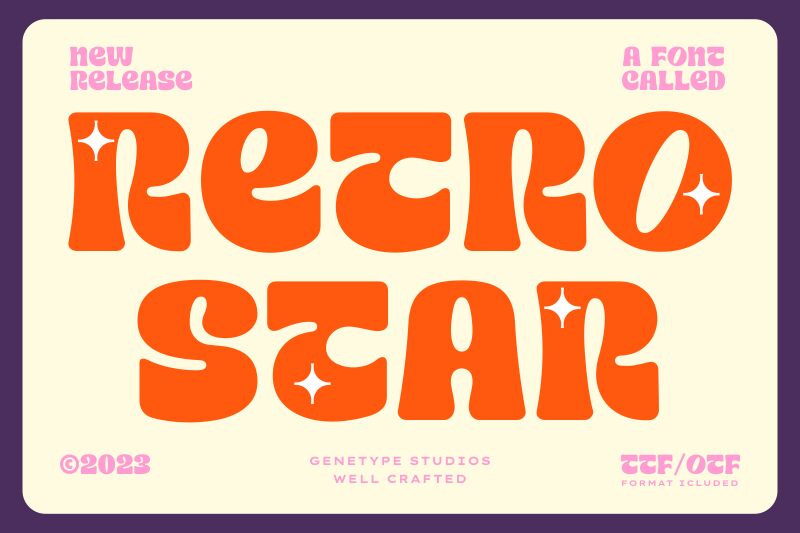 Retro Star Czcionka