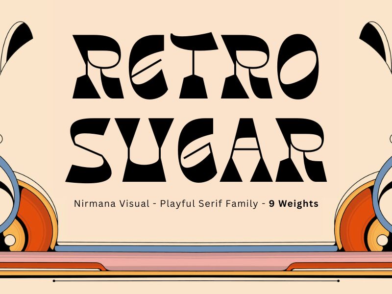 Retro Sugar Schriftart