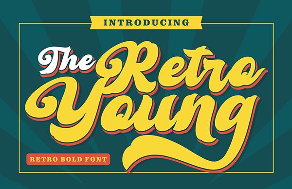 Retro Young Schriftart