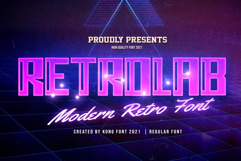 Retrolab Schriftart