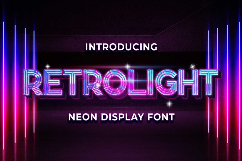 Retrolight Carattere