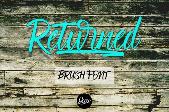 Returned Schriftart