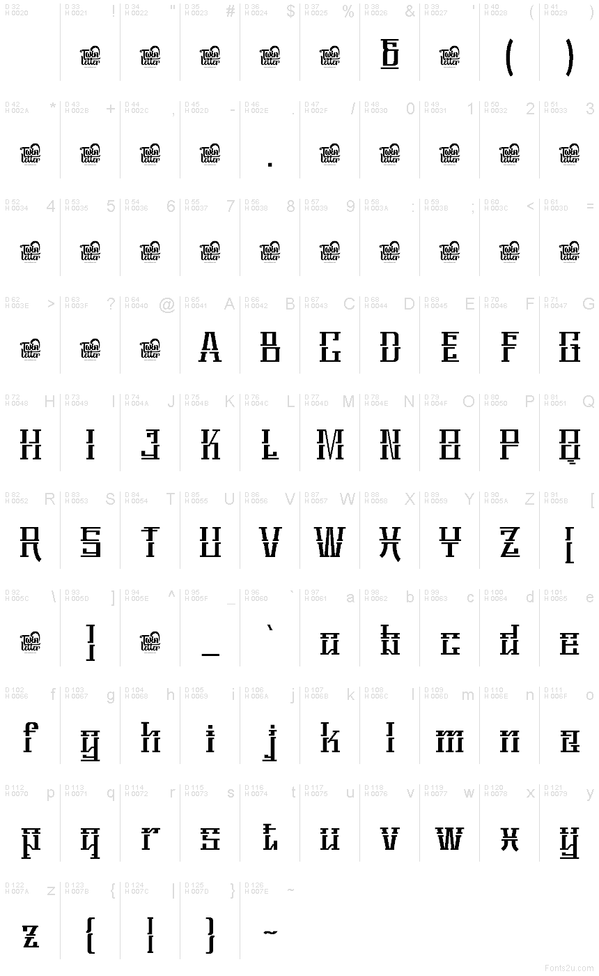 Základná latinka - Znaková sada