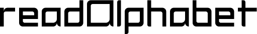 readAlphabet Regular