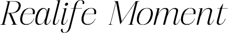 Realife Moment DEMO VERSION Italic fuente