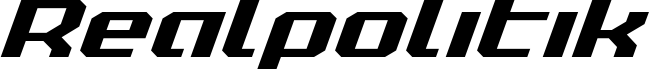 Preview of the Realpolitik Expanded Italic font