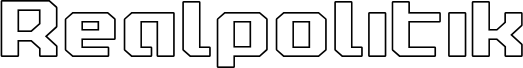 Preview of the Realpolitik Outline font