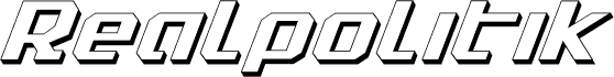 Preview of the Realpolitik Shadow Italic font