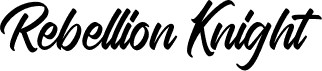Rebellion Knight Personal Use O
