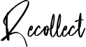 Recollect шрифт
