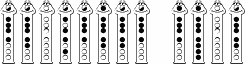Preview of the Recorder Face font