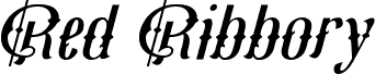 Red Ribbory Regular Italic