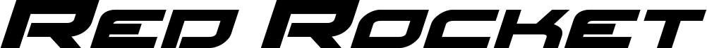 Red Rocket Expanded Italic