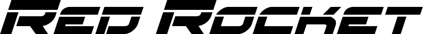Red Rocket Laser Italic