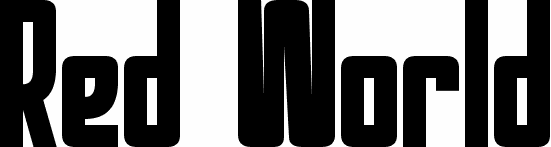 Red World Bold font | Fonts2u.com