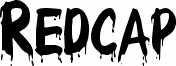 Anteprima del carattere Redcap Bloodthirsty