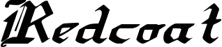 Redcoat Expanded Italic
