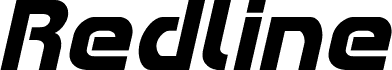 Podgląd czcionki Redline Italic