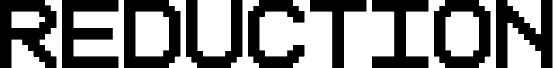 Preview of the Reduction font
