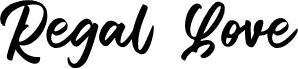 Regal Love font
