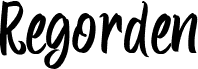 Regorden