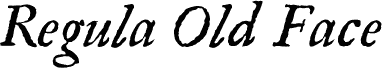 RegulaOldFace-Italic