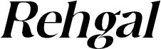Rehgal DEMO VERSION Italic police
