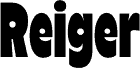Reiger Demo 字体
