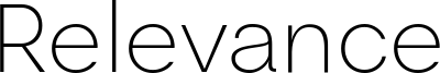 Relevance-trial ExtraLight