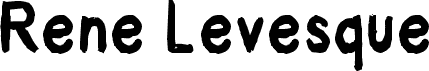 Rene Levesque Bold