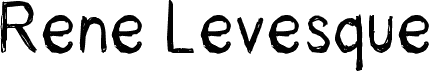 Rene Levesque Regular