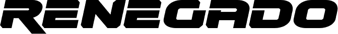 Renegado Expanded Italic