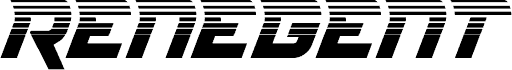 Renegent Halftone الخط