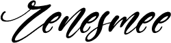 Ukážka písma Renesmee Italic